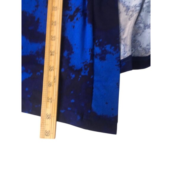 BumbleBella by Jill Martin Robe Womens 1X Blue Black Tie Waist Lounge Pockets - Picture 7 of 16